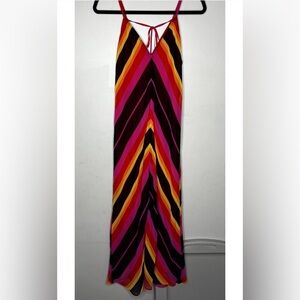 Christopher John Rogers for Target V Neck Colorblock Maxi Dress